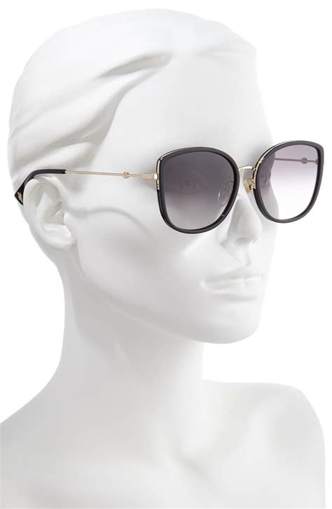 56mm gradient cat eye sunglasses gucci|gucci inverted cat eye glasses.